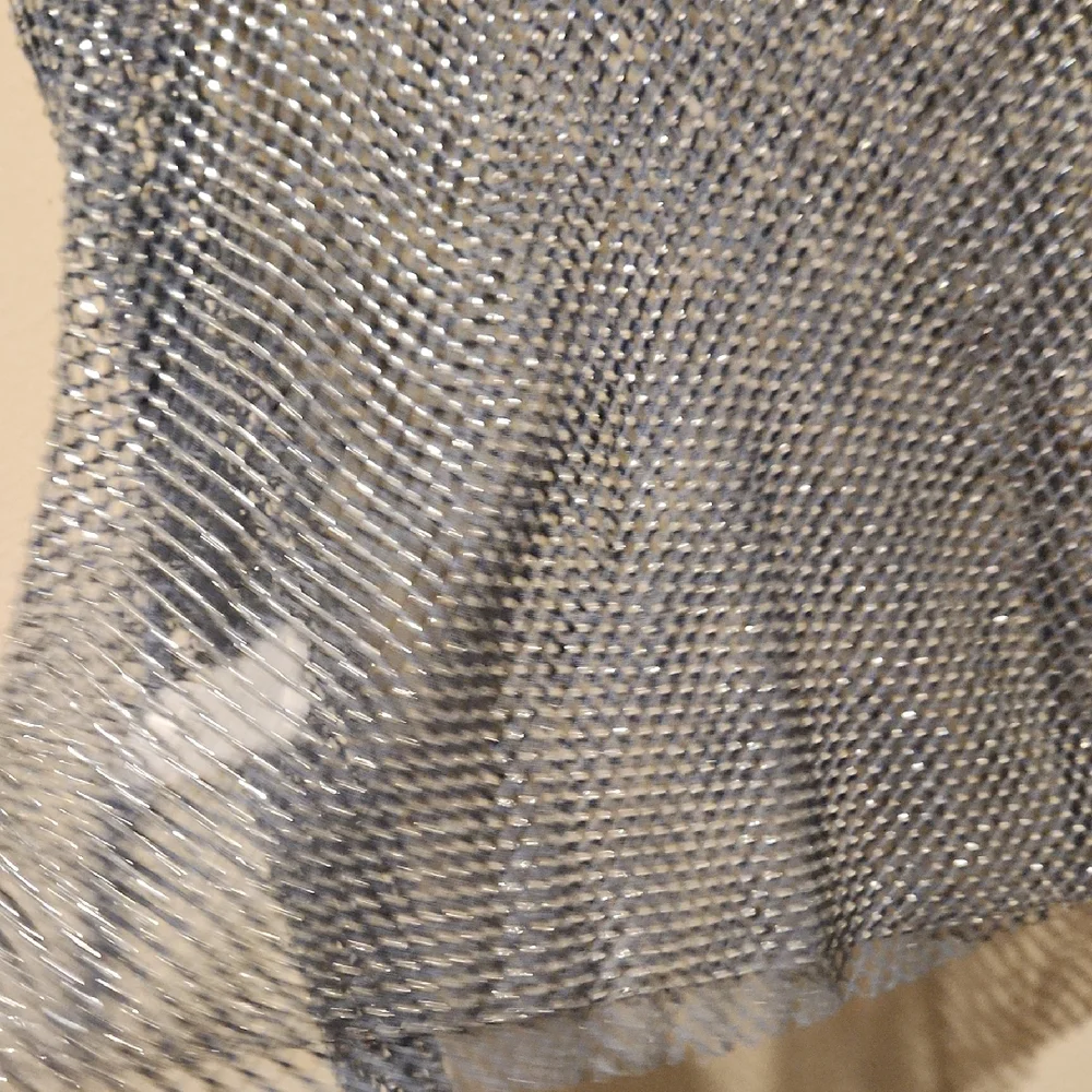 ❤️ ANTHROPOLOGIE DOLAN SLINKY MESH RHINESTONE CROP TOP, XXS